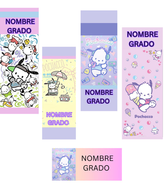 Pochacco Labels, tags, Thermo and more