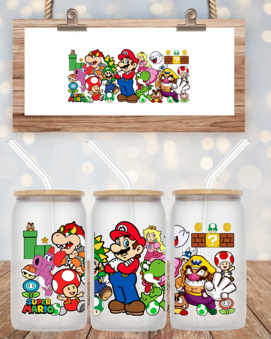 Mario Sublimation Tranfers